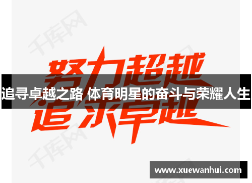 追寻卓越之路 体育明星的奋斗与荣耀人生